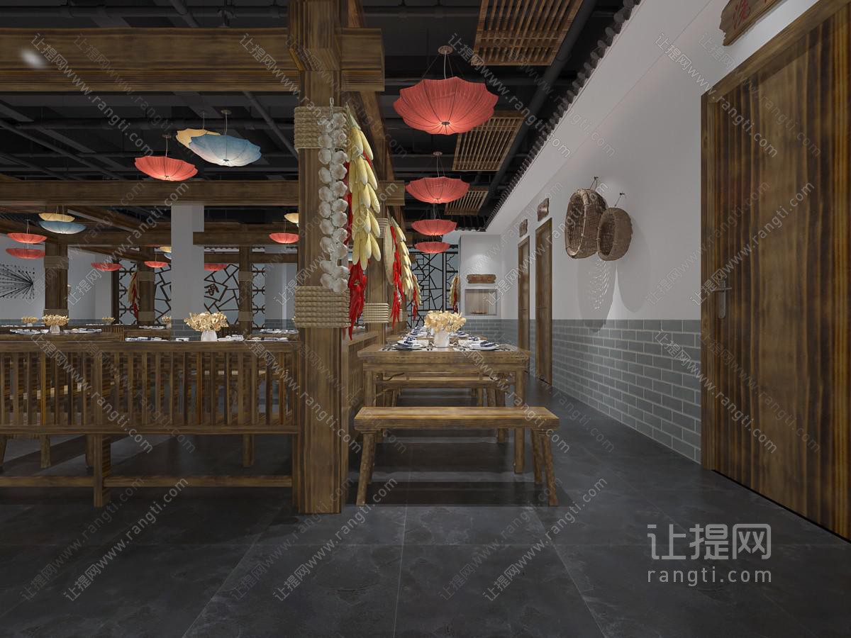 新中式民宿餐馆饭店