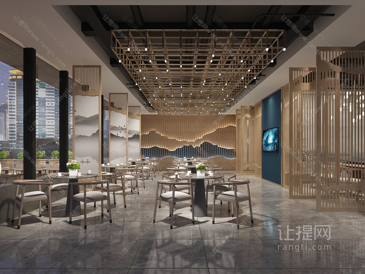 新中式餐馆饭店