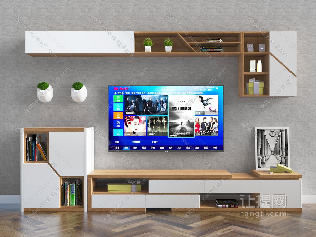 电视墙 – 设计本装修效果图