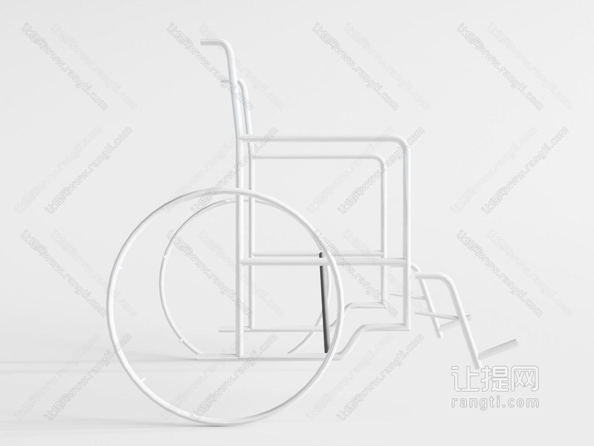 抽象轮椅摆件