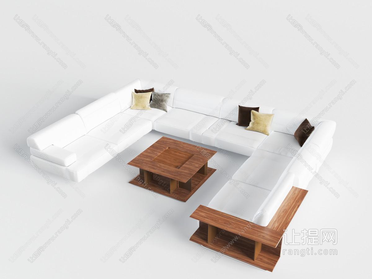真皮沙发 皮沙发3D效果展示 家具3D设计|工业/产品|生活用品|艺帮设计 - 原创作品 - 站酷 (ZCOOL)