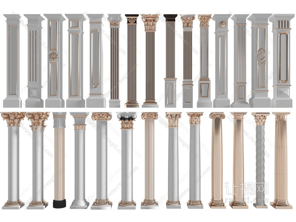 柱子造型,创意柱子造型,新中式柱子造型(第9页)_大山谷图库
