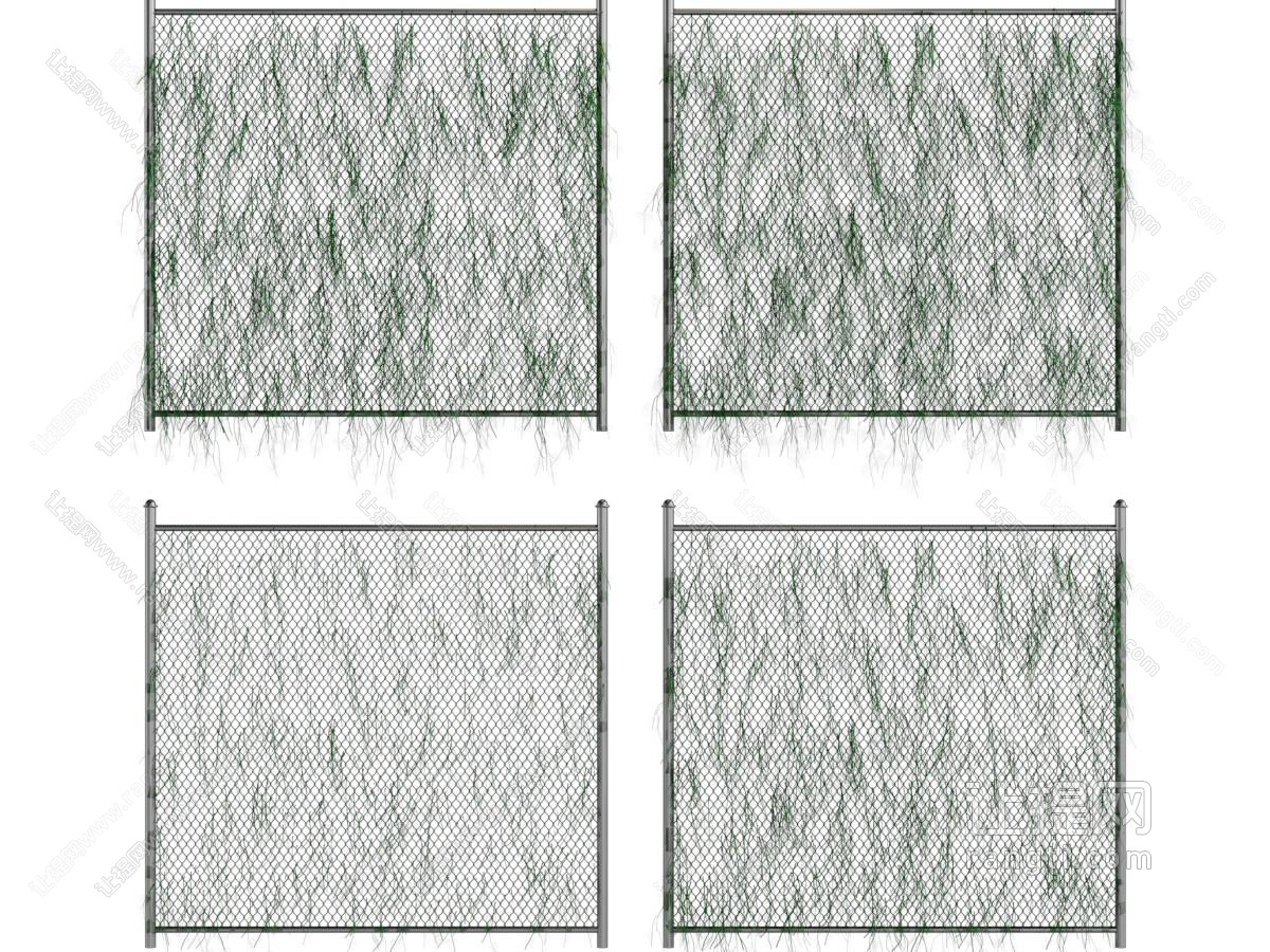 金属网植物背景墙