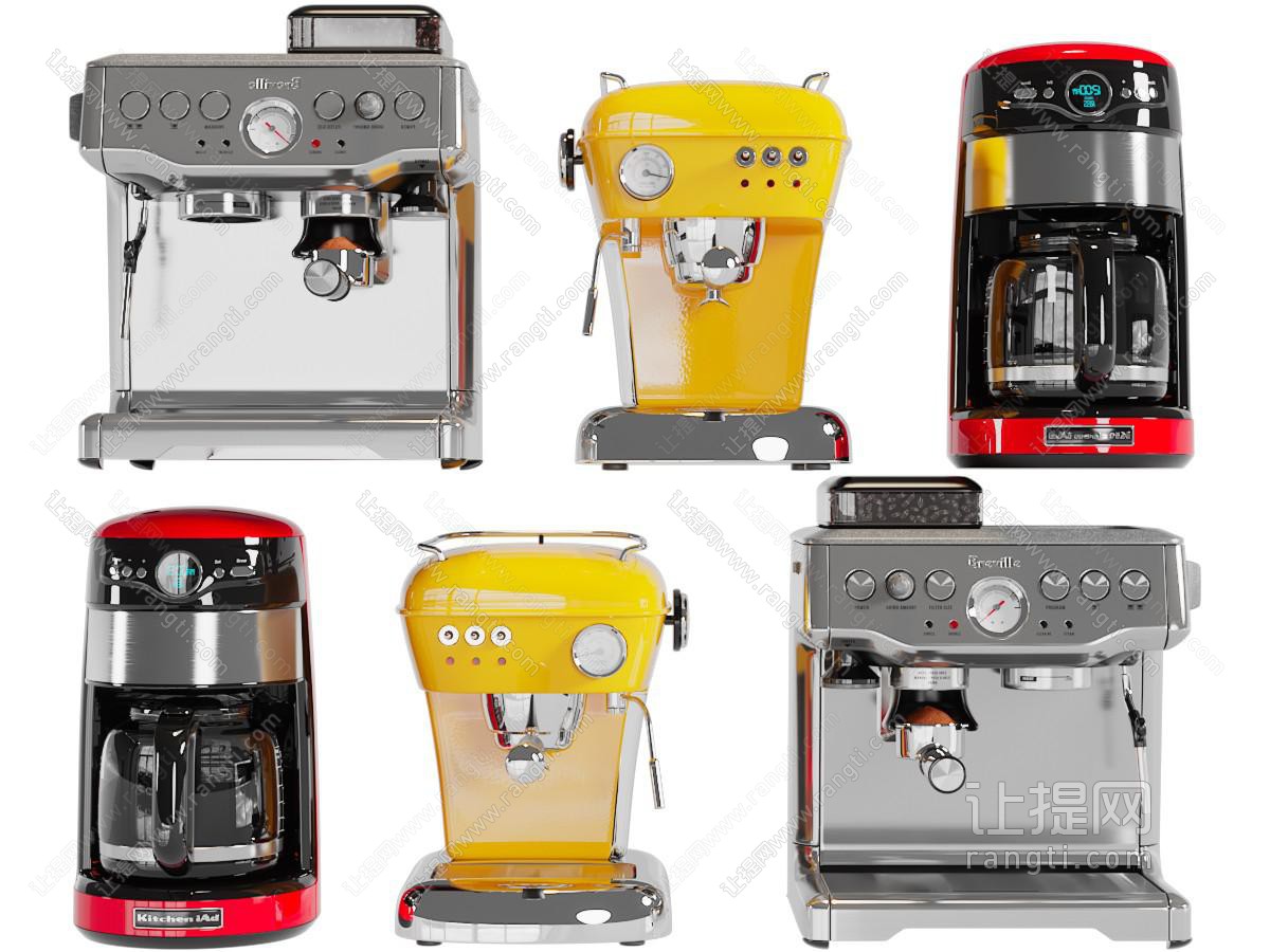 现代咖啡机厨房电器
