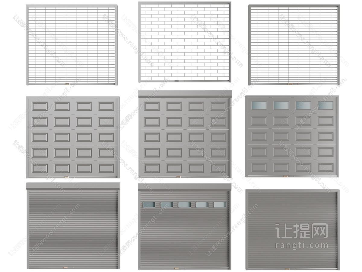 现代卷闸门、防盗门