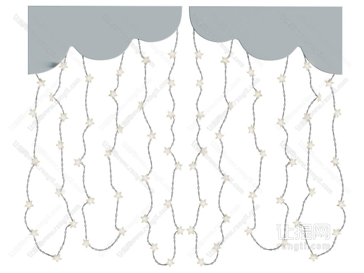 现代星星装饰灯饰挂件