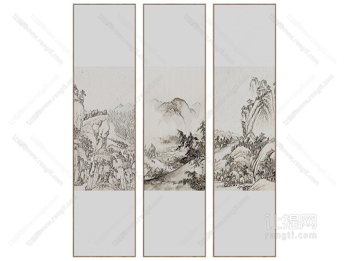 新中式装饰挂画