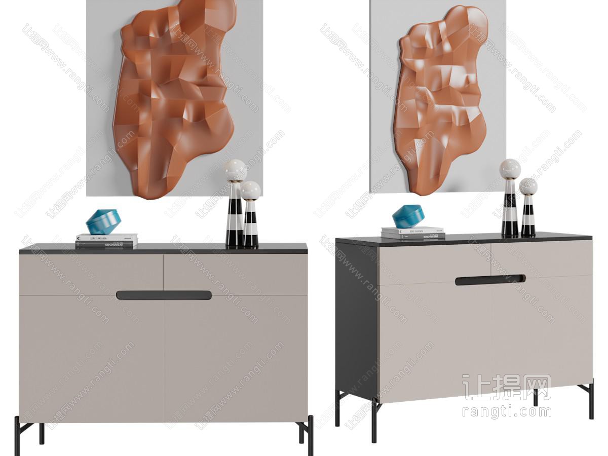 现代玄关柜、边柜
