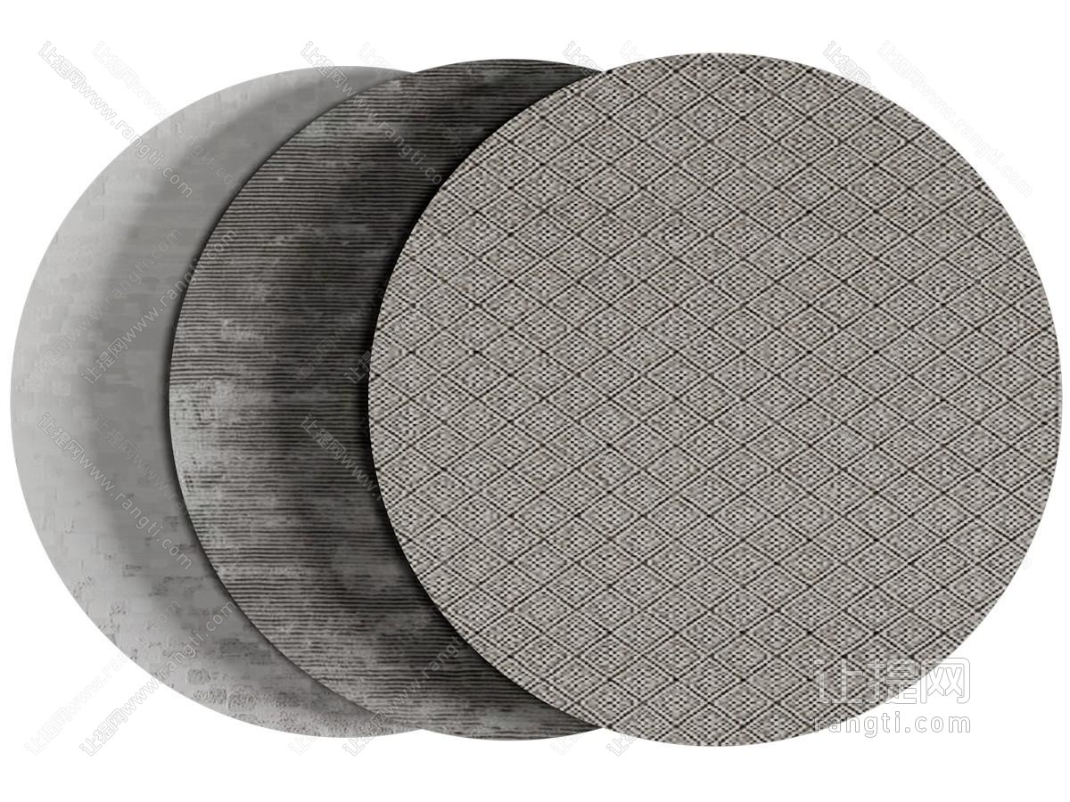 现代圆形地毯