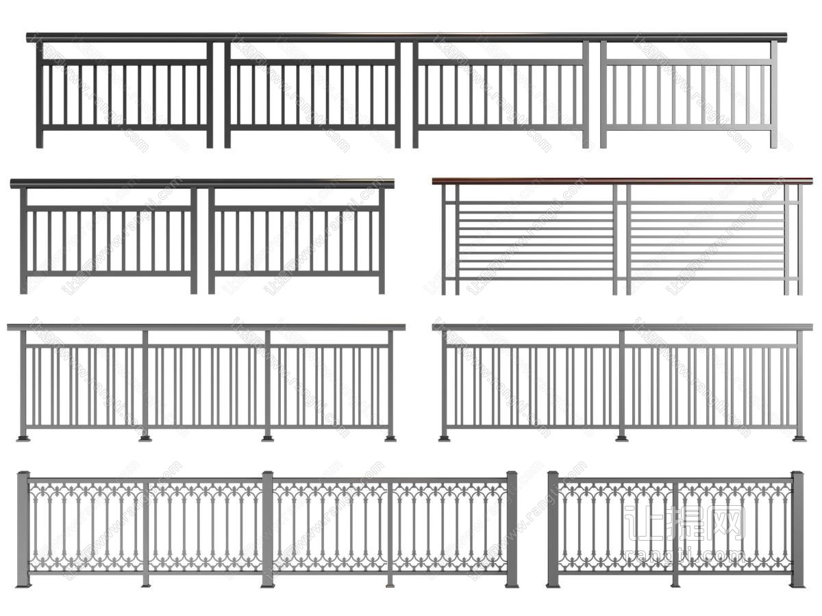 现代金属护栏、栏杆、围栏