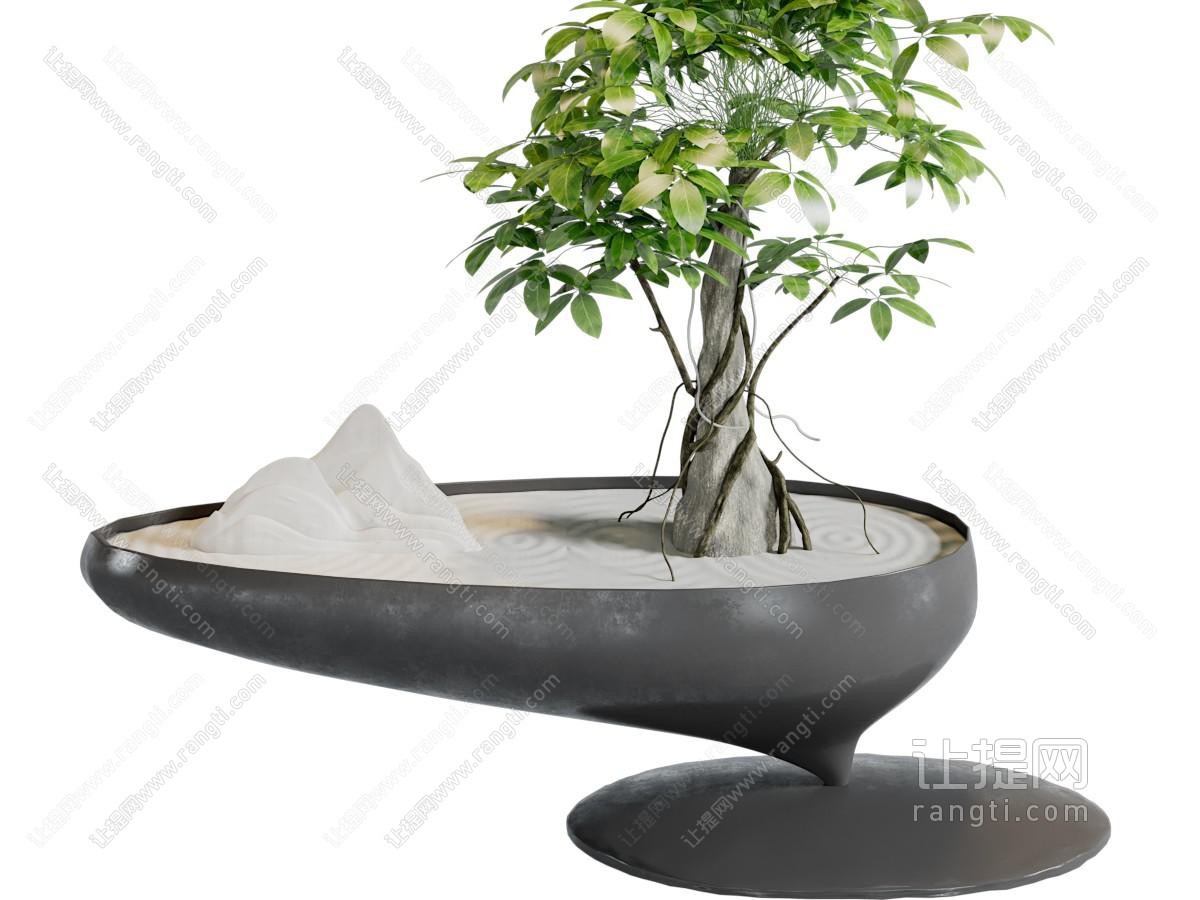 新中式盆景盆栽