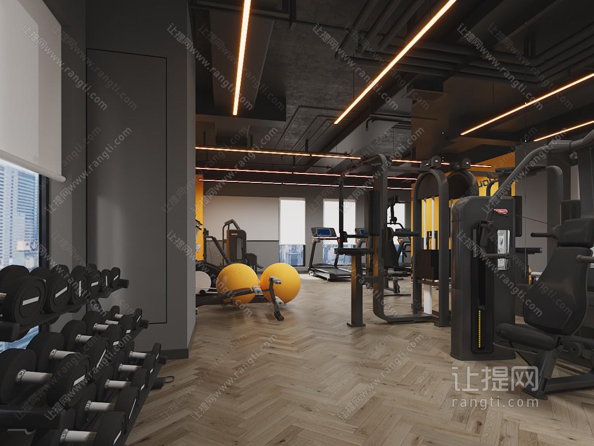 工业loft健身房