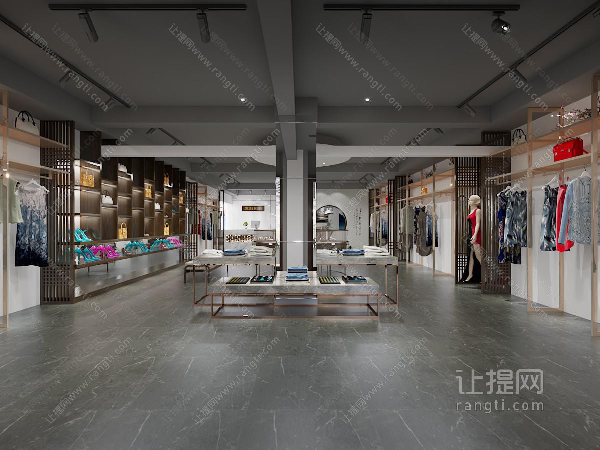 工业loft服饰鞋帽店