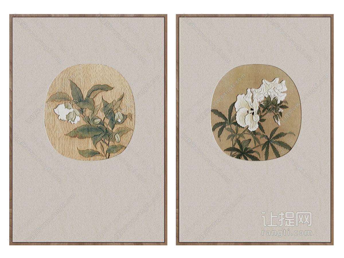 新中式装饰挂画