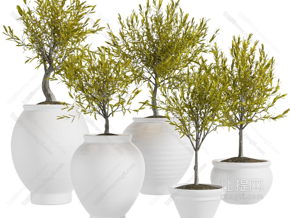 新中式百色陶瓷花盆盆栽植物