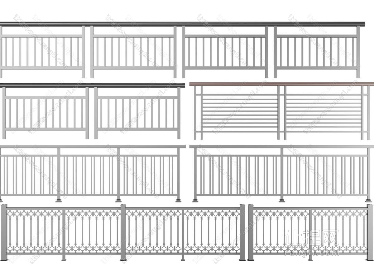 现代栏杆、护栏
