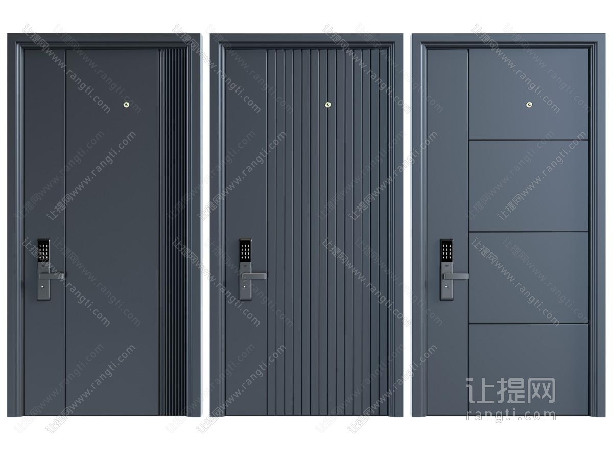 现代入户子母平开门