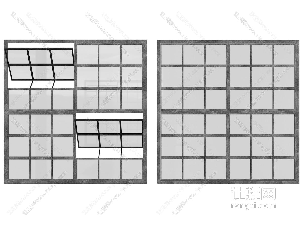 现代推拉窗、折叠窗户