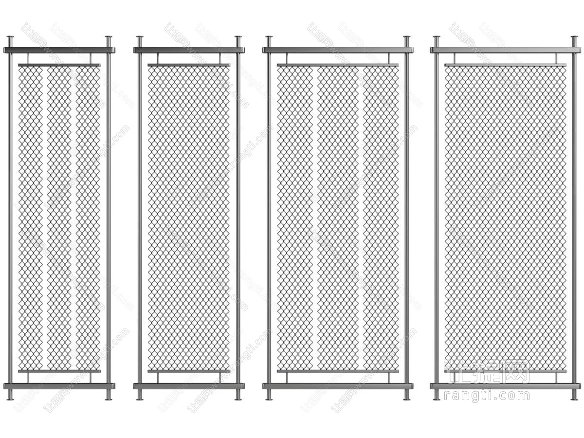 工业风loft金属网隔断