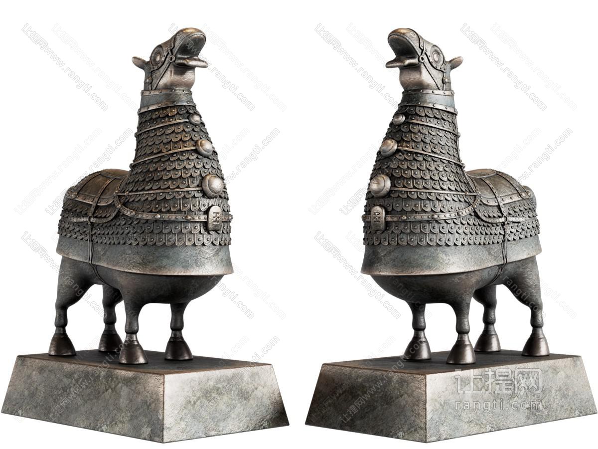 新中式青铜战马雕塑雕刻