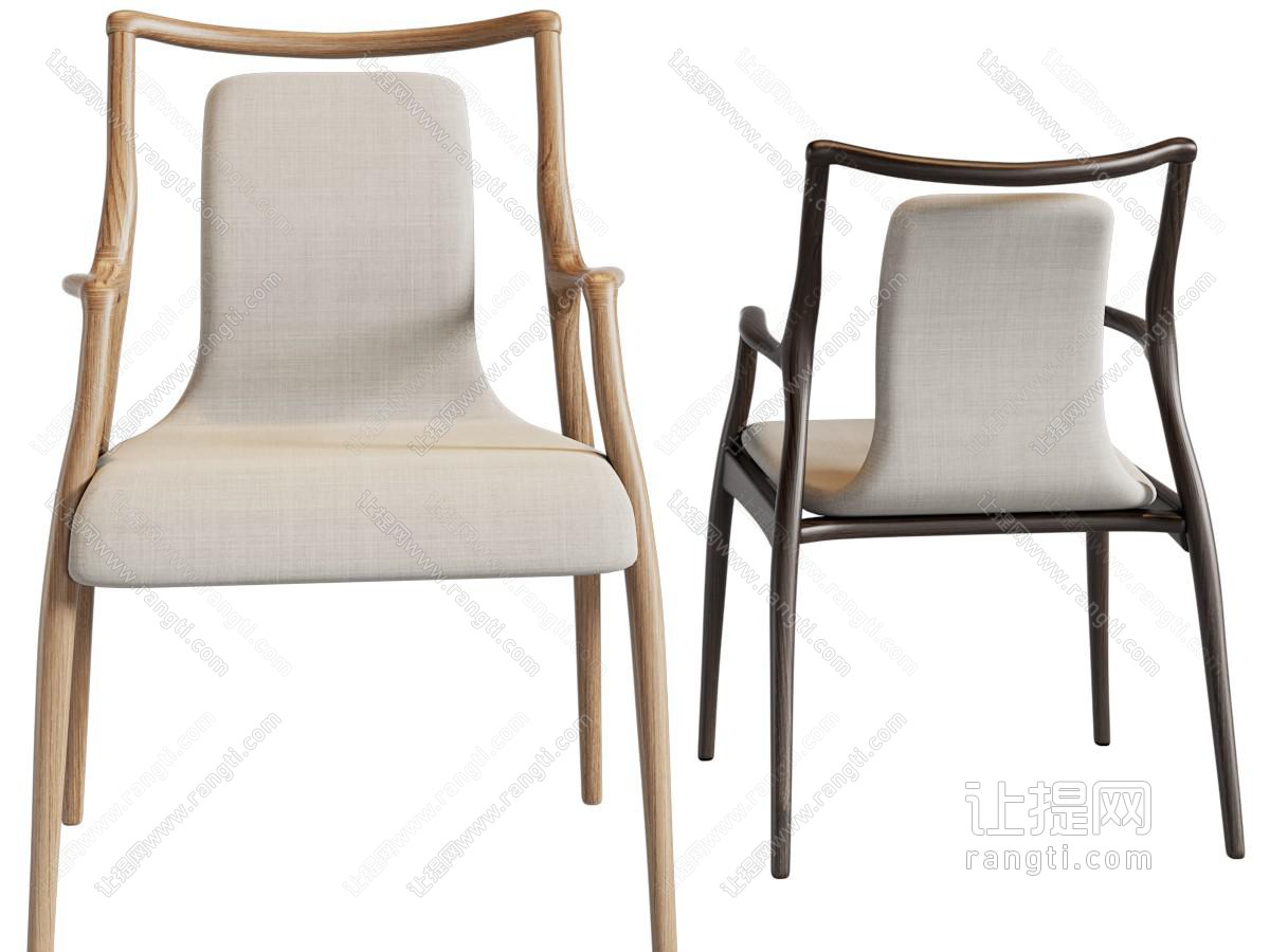 北欧休闲椅子、单椅、餐椅