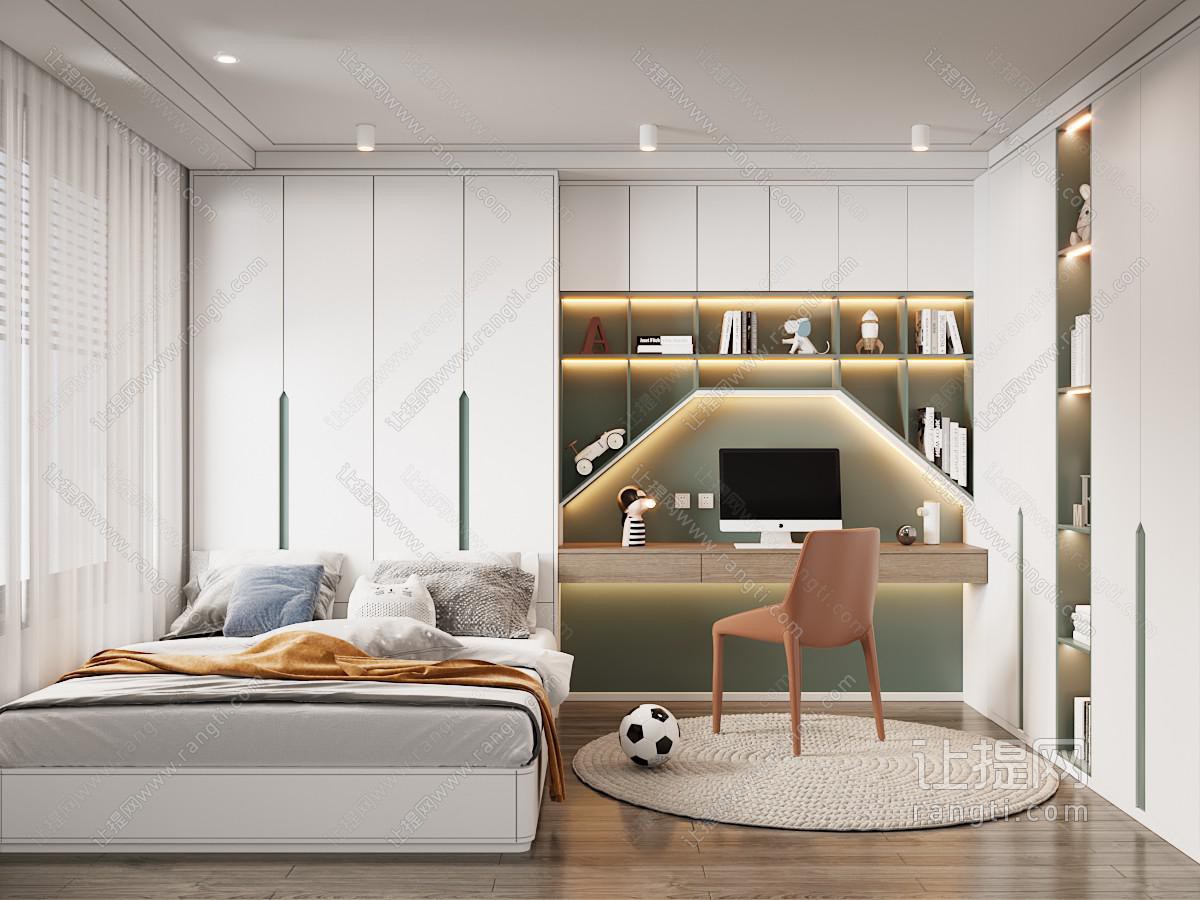 现代榻榻米卧室