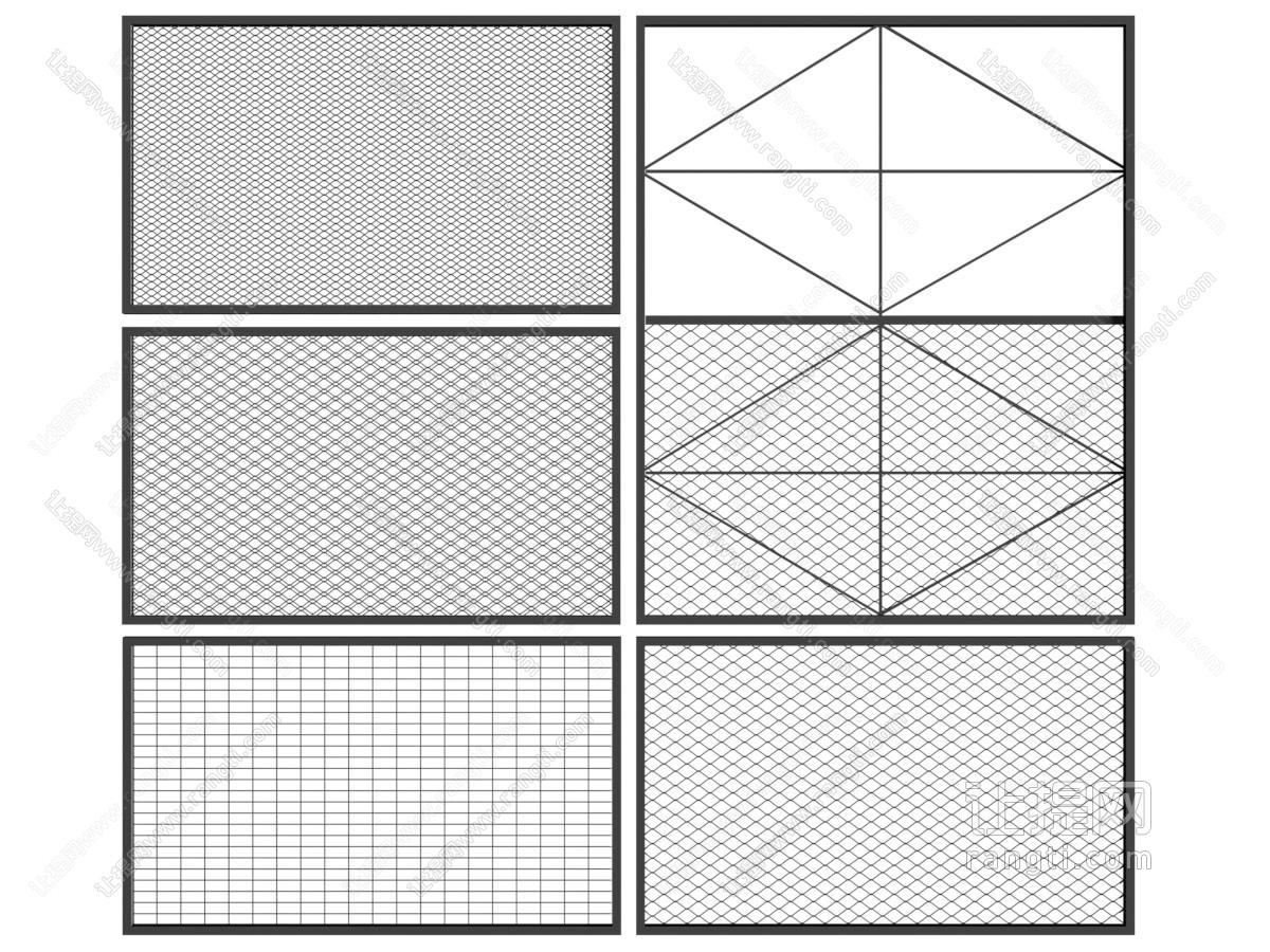 工业风loft金属网隔断