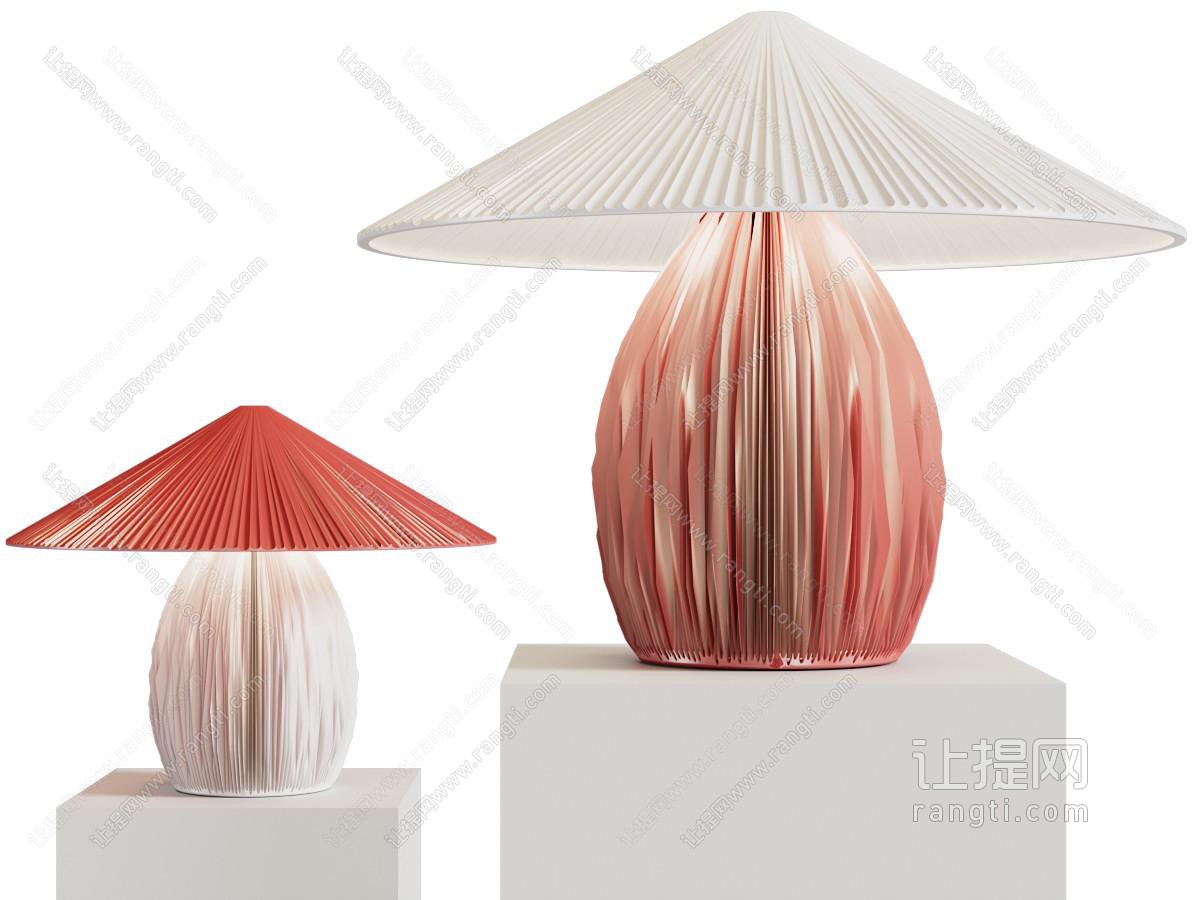 现代蘑菇造型台灯