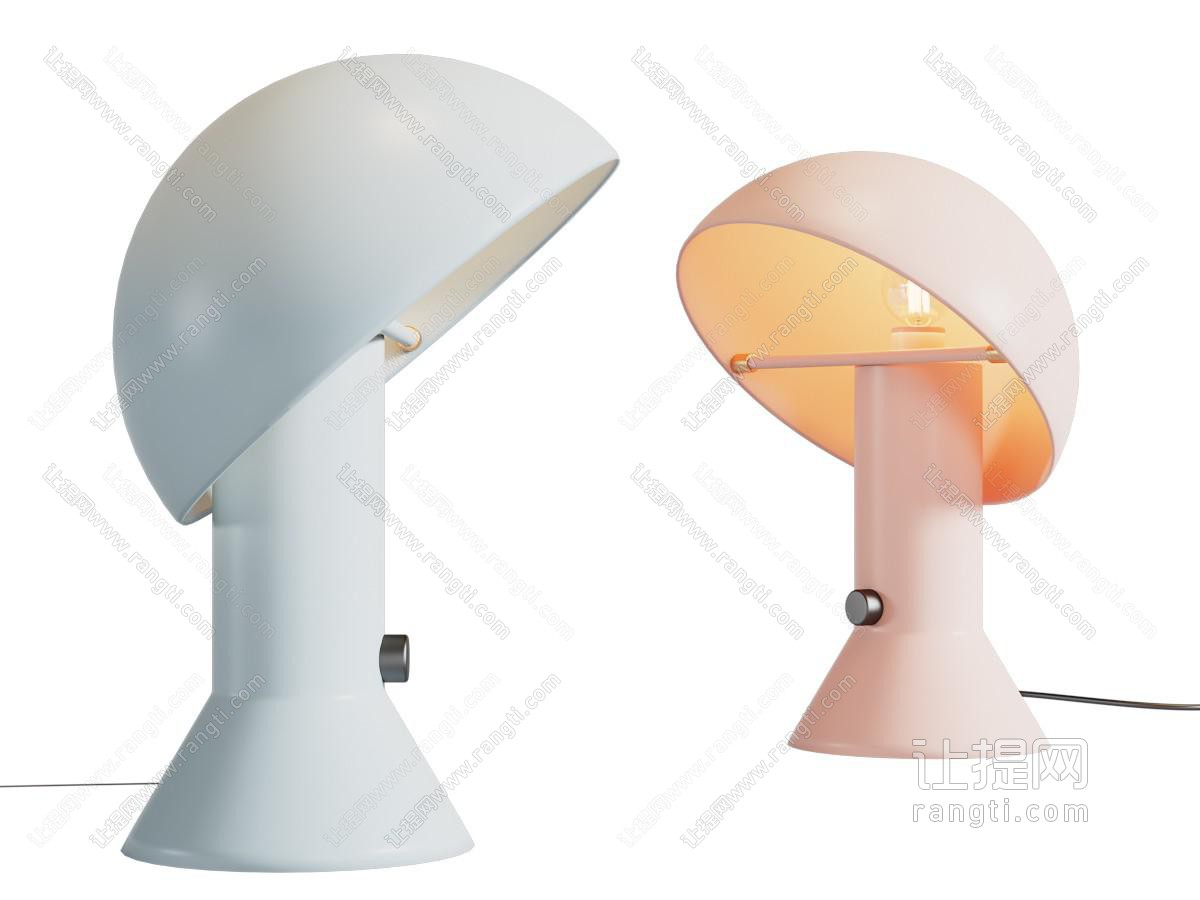现代蘑菇造台灯
