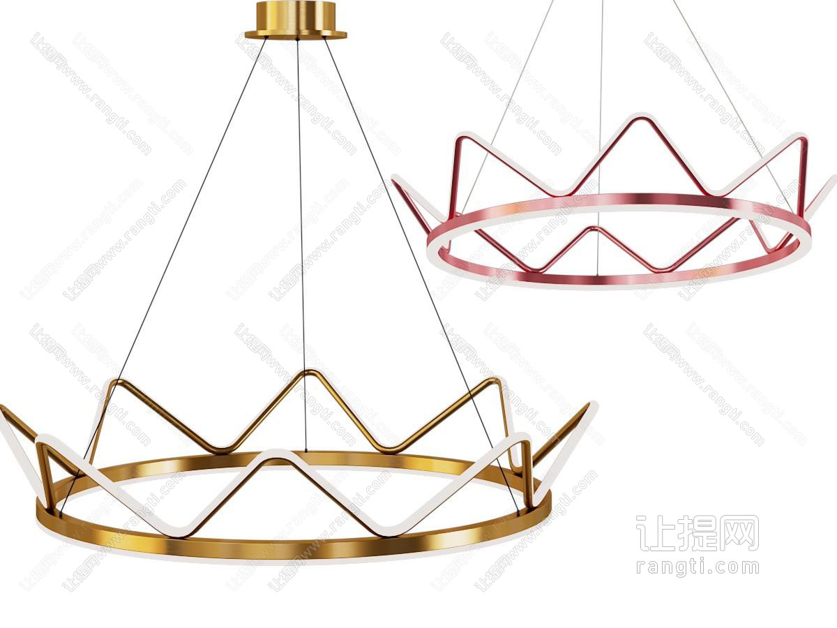 现代皇冠造吊灯