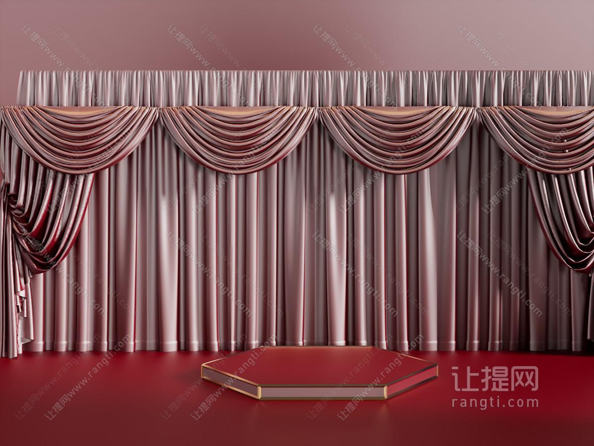 现代室内演绎舞台