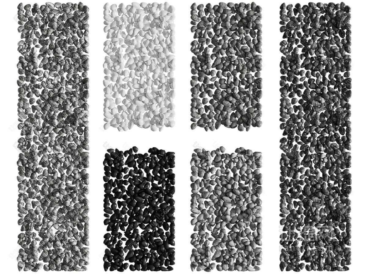 现代石子、鹅卵石、景观石头