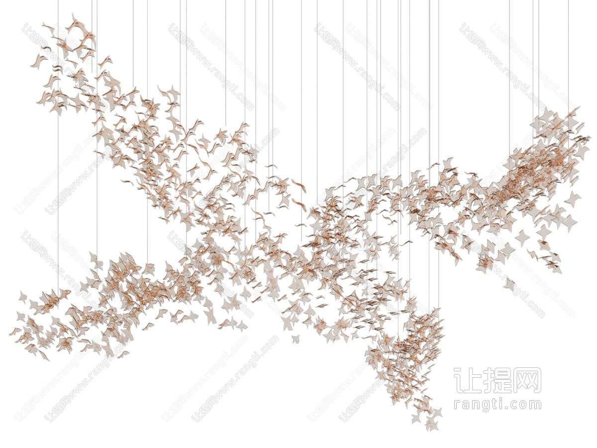 现代大鸟群吊灯