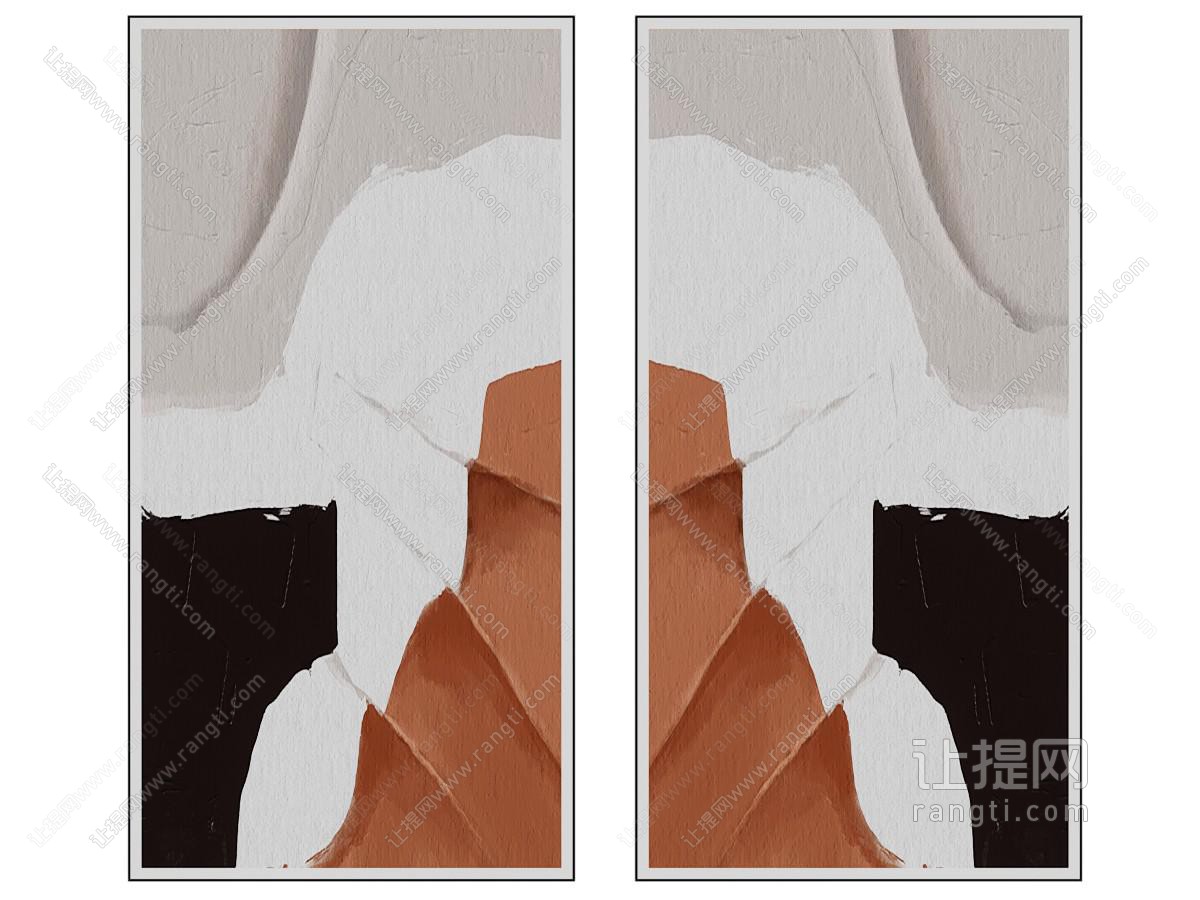 侘寂风装饰挂画