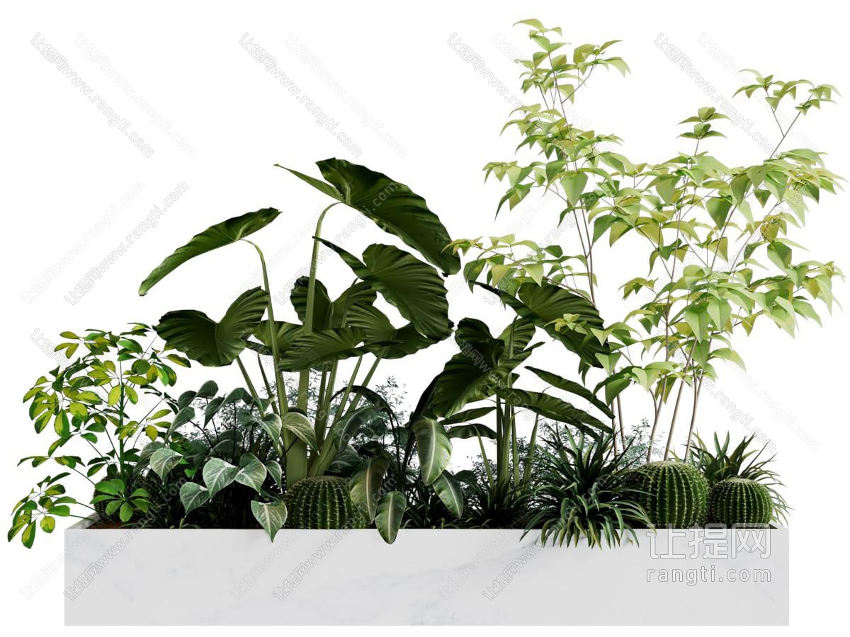 现代户外花坛花草植物景观园艺小品