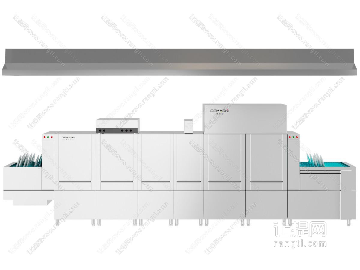 现代大洗碗机后厨设备
