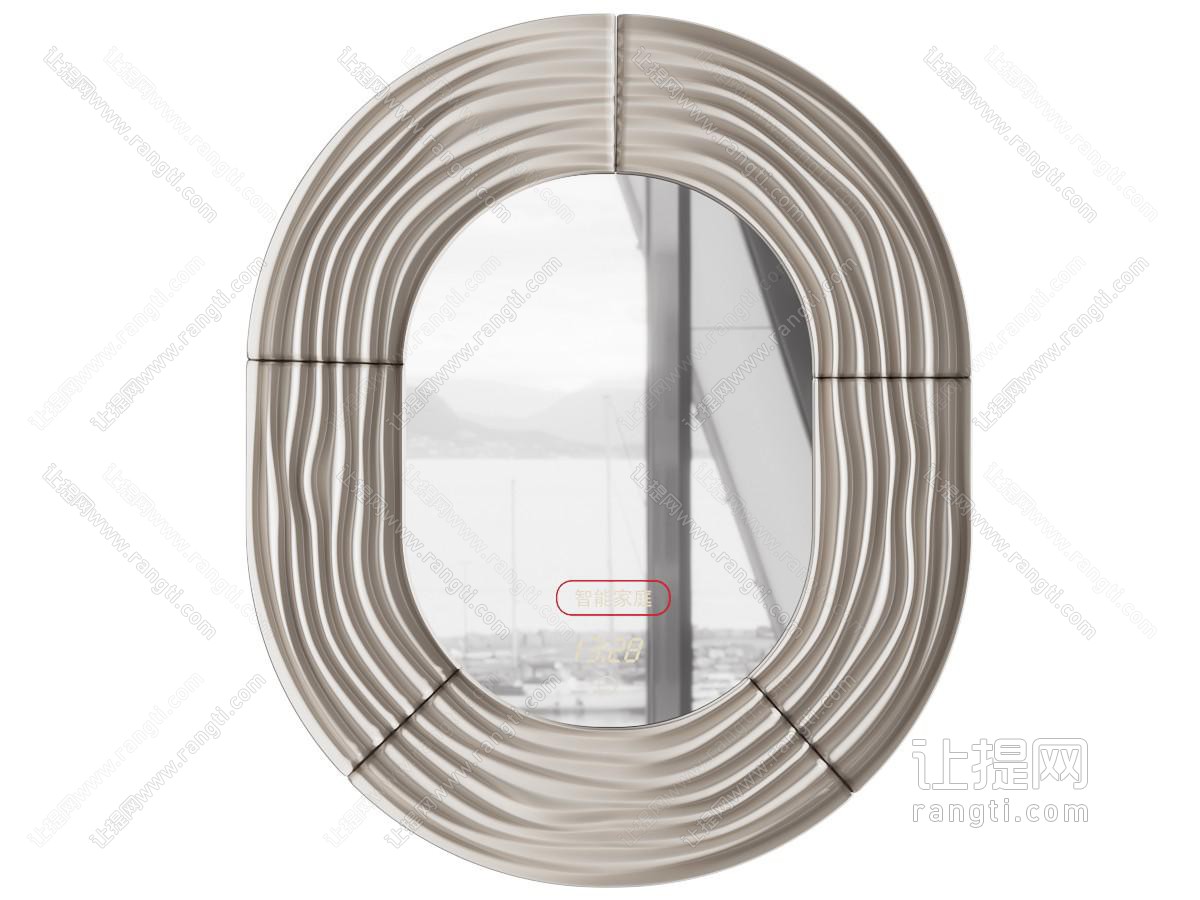 现代装饰镜子 墙饰挂件