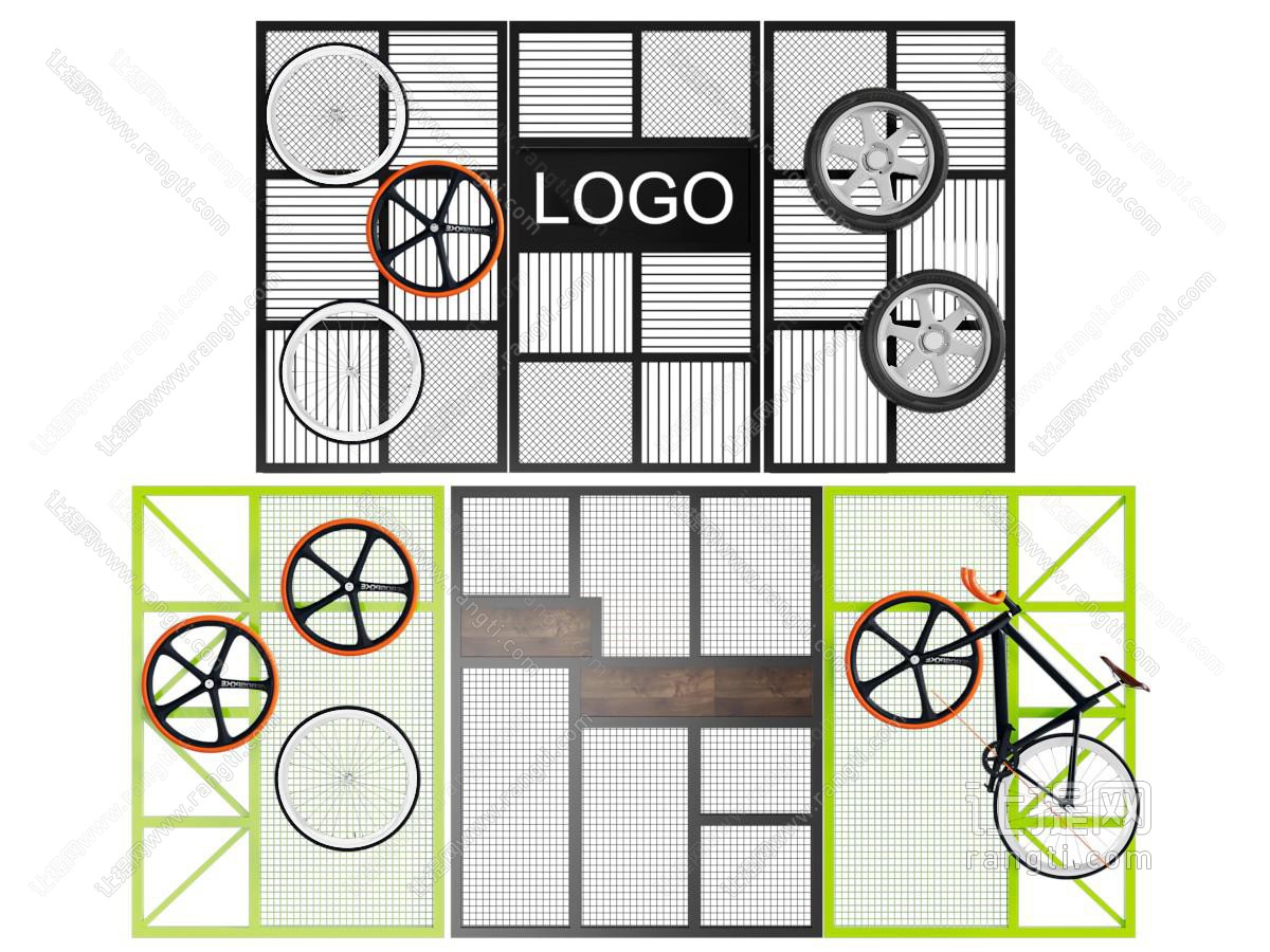 工业风loft金属网背景墙 造墙