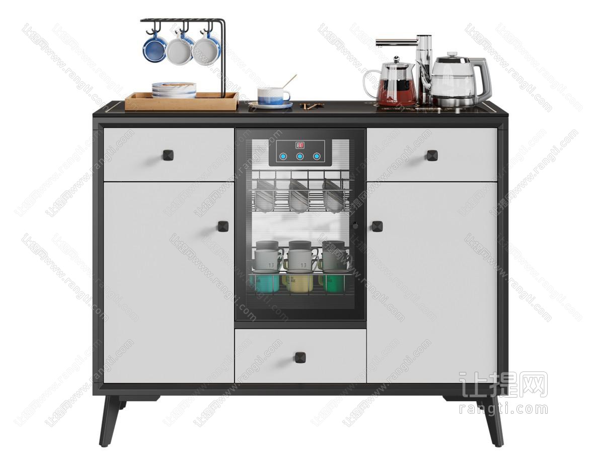 现代餐边柜 消毒柜