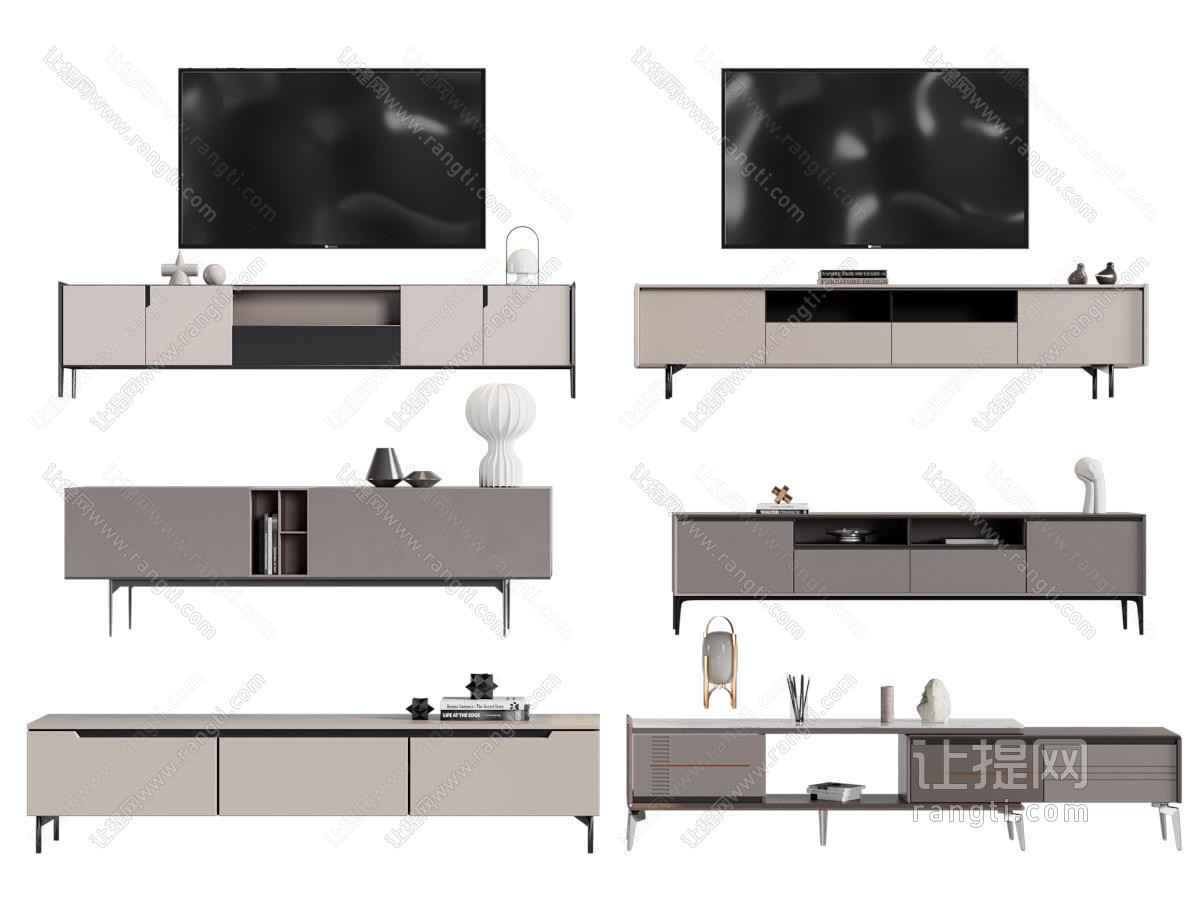 现代电视柜 电视