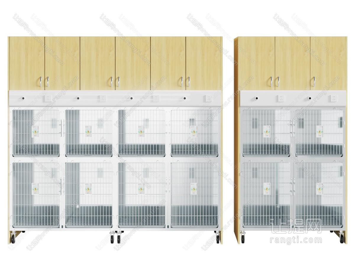 现代宠物住院笼子