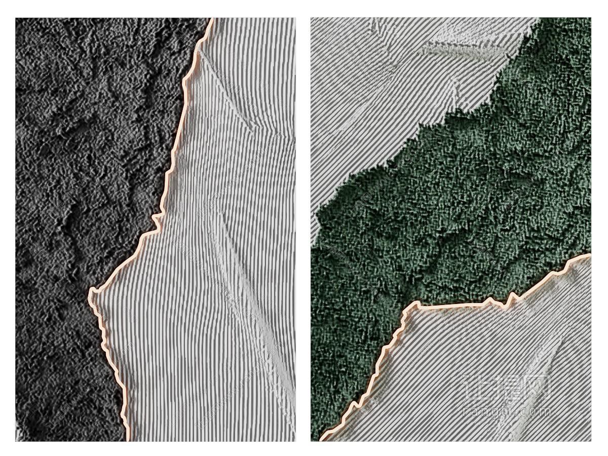 现代立体装饰挂画