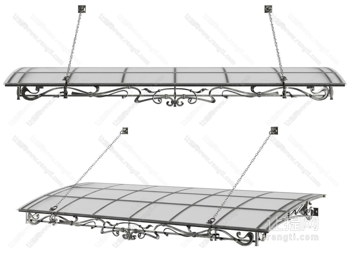 欧式铁艺雨棚