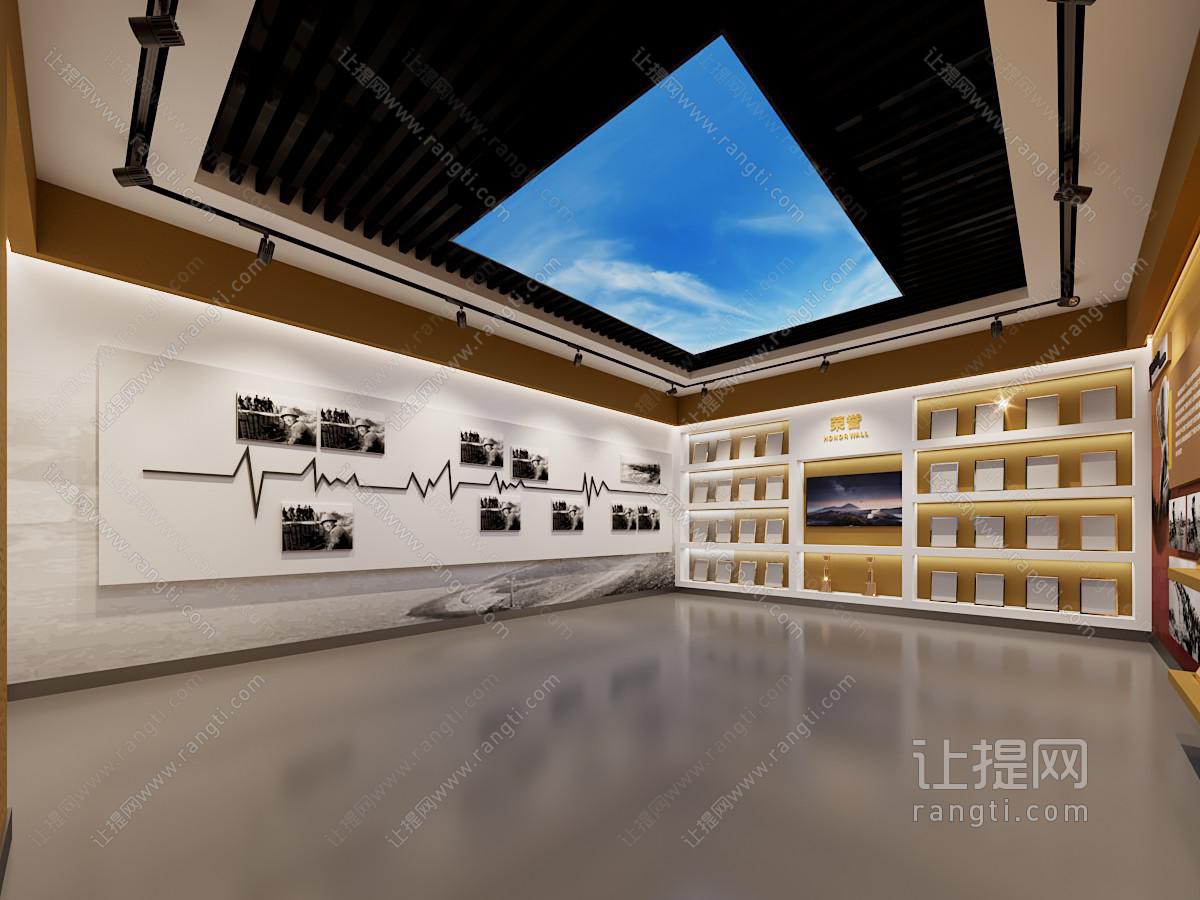 现代展厅展览