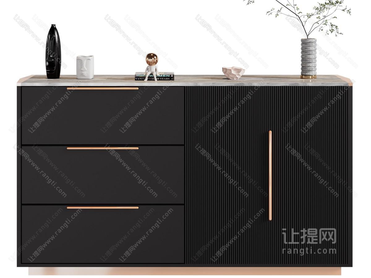 现代轻奢玄关柜 边柜