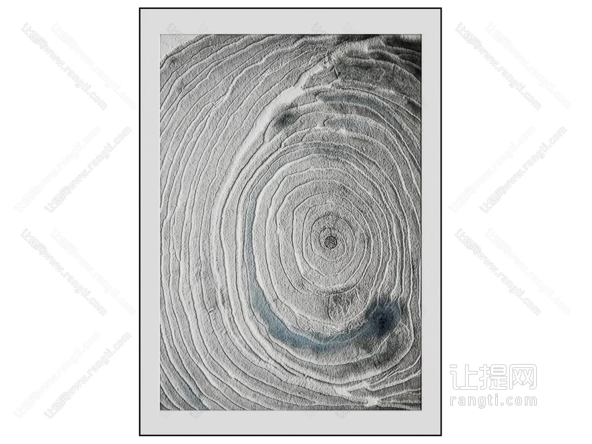现代装饰挂画 肌理画