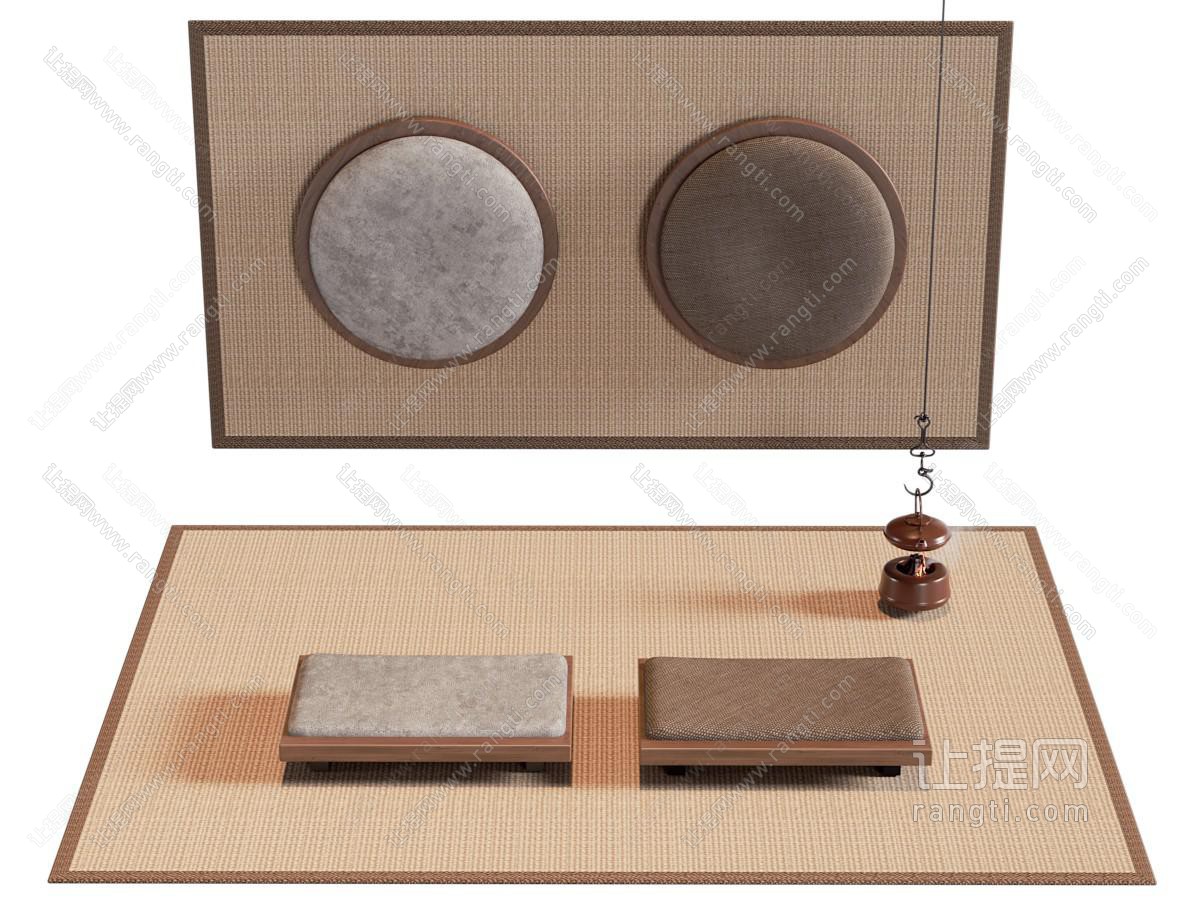 新中式蒲团 坐凳子