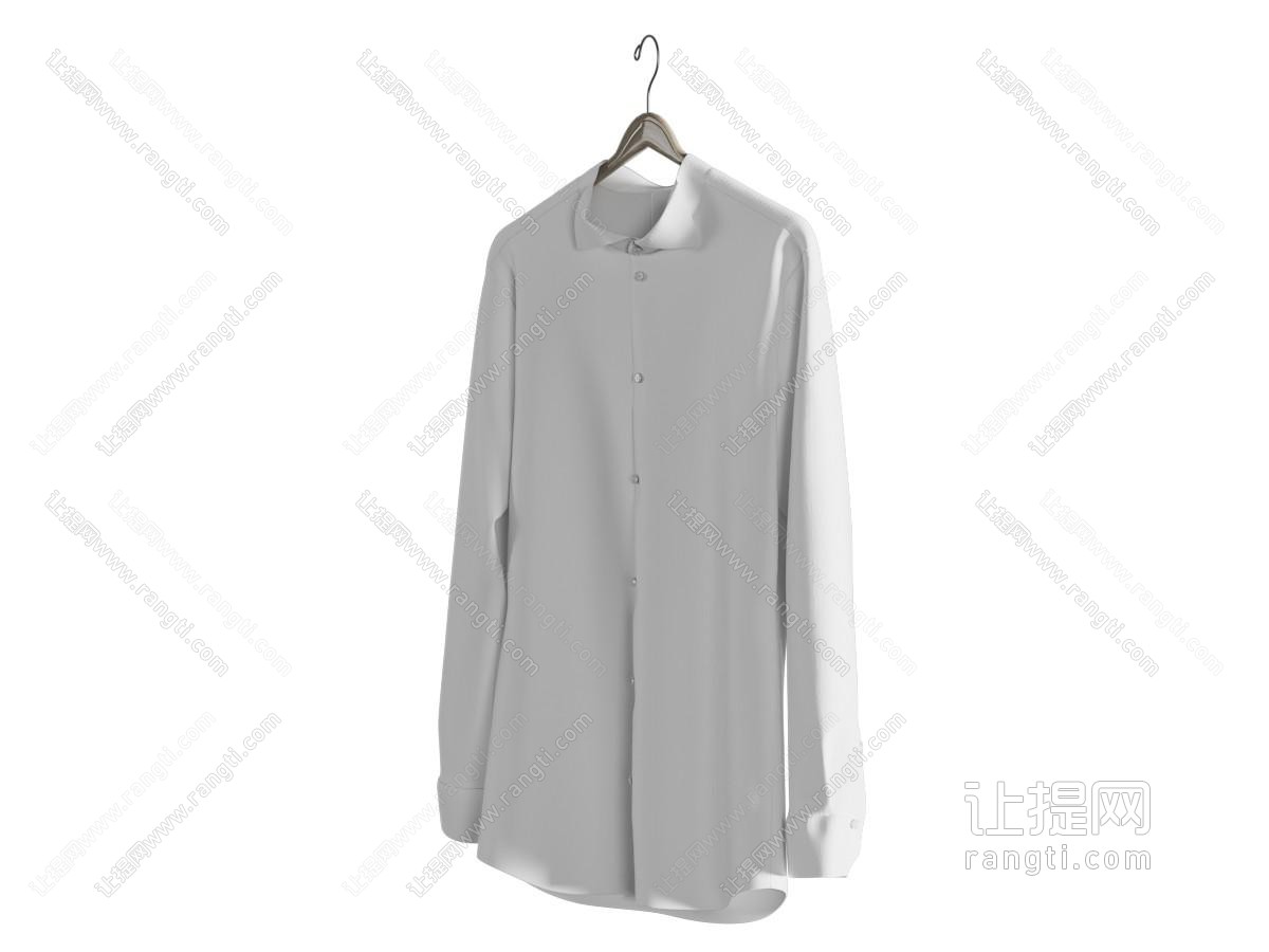 现代衬衣衣服