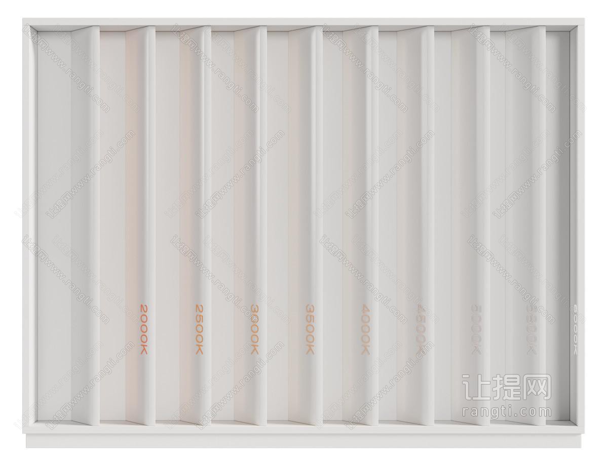现代天际灯 钢带灯 洗墙灯 壁灯