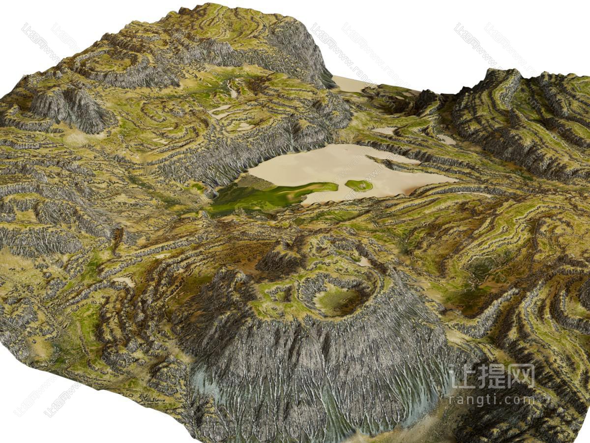 现代山脉 地形 峡谷